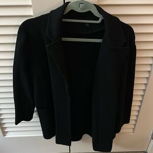 J crew sweater blazer black size S